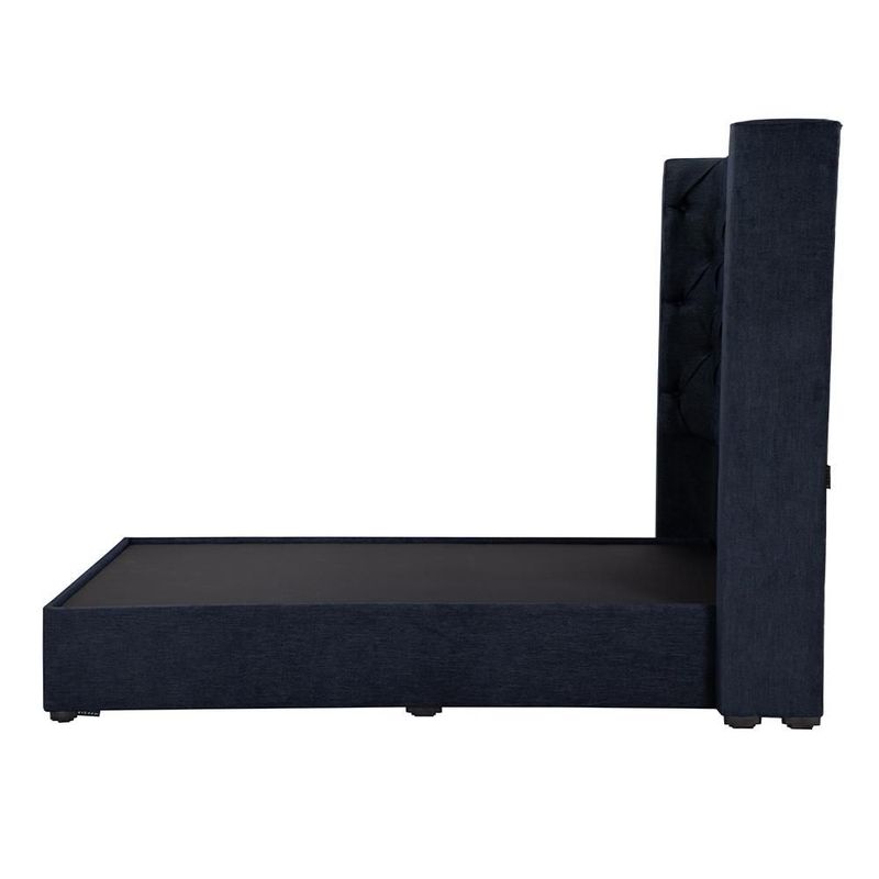 Cabecera King Size Tartuk Azul + Base Cama TRY