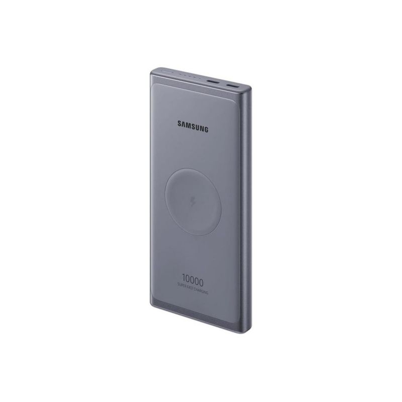 Cargador inalámbrico portátil Samsung 10000 mAh súper rápido de 25 W Paquete de batería USB-C Plateado EB-U3300XJEGUS