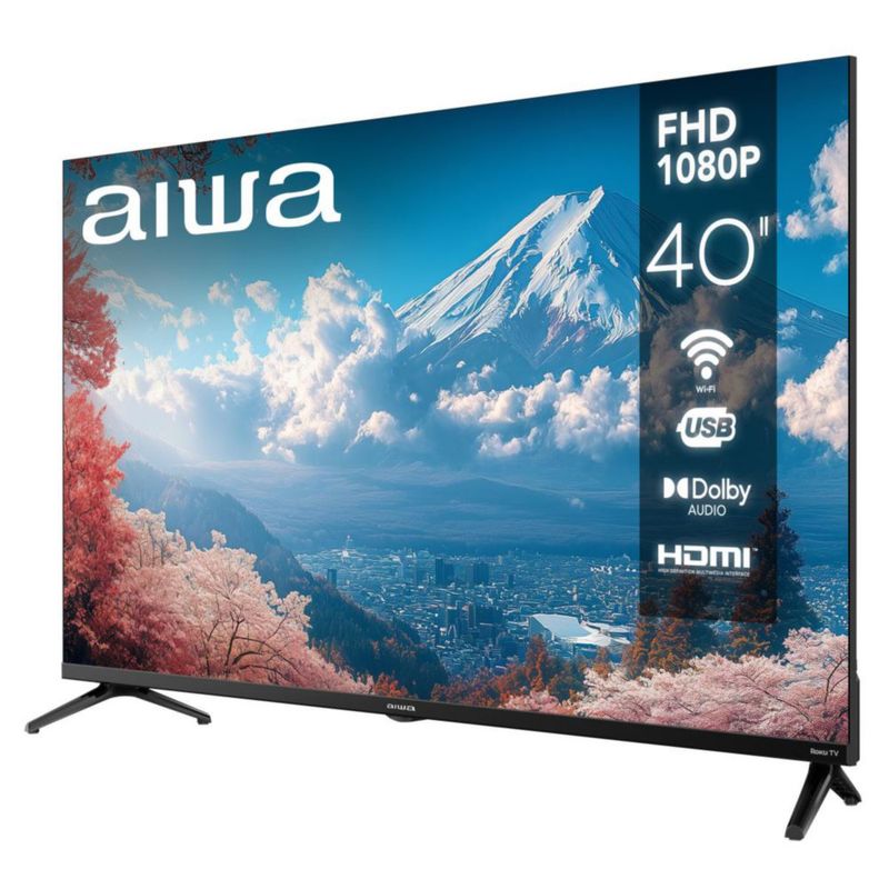 PANTALLA 40 PULGADAS AIWA ROKU LED FULL HD (1080P)