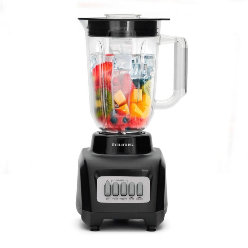 Licuadora Taurus Haley 500W Vaso 1.65L 4 Velocidades Negra