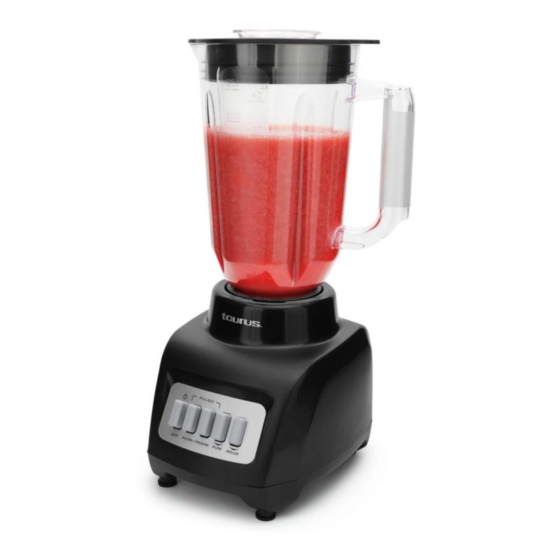 Licuadora Taurus Haley 500W Vaso 1.65L 4 Velocidades Negra