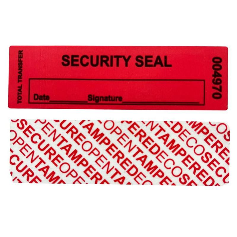 Etiqueta US PACK SMART 25 cm x 85 cm Rojo – Pack de 100