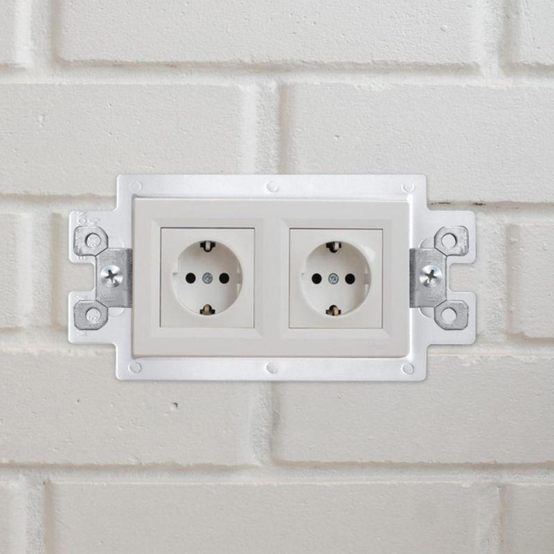Extensores de Caja Eléctrica de 1 Vía YEXEXINM 10 uds