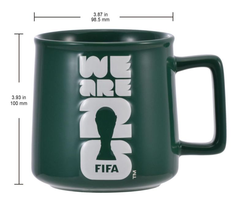 Taza de cerámica Wagon International FIFA World Cup 2026 de 16 oz