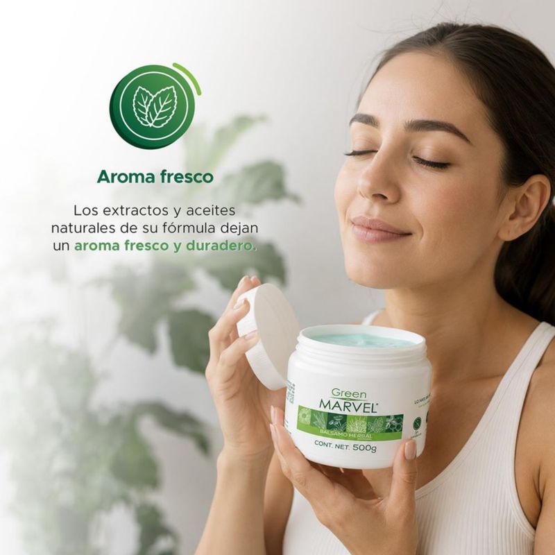Green Marvel Bálsamo Herbal Natural De 500 Gramos