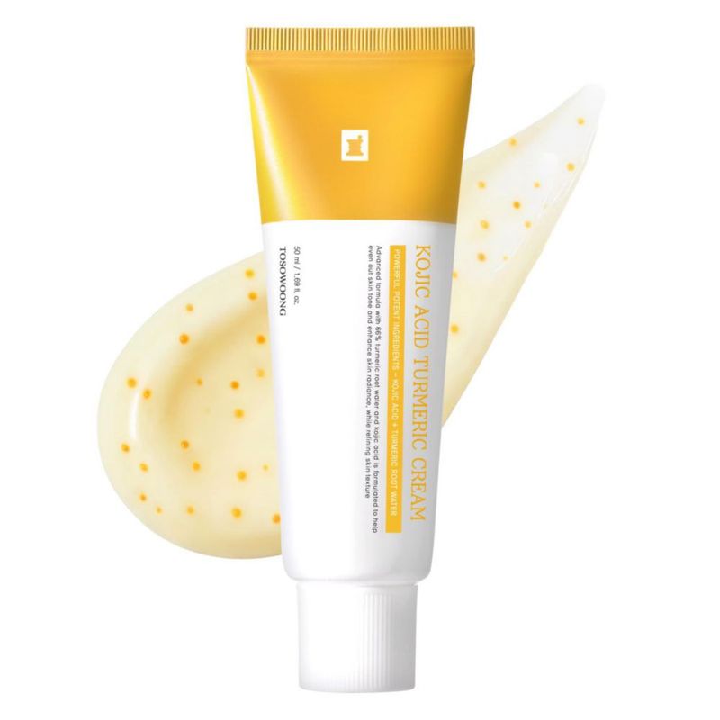 Crema TOSOWOONG con ácido kójico y cúrcuma 50 ml para manchas oscuras