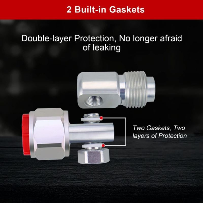 Conector giratorio ZHUITU para pistola de pulverizar rosca 7/8" rotación 360°