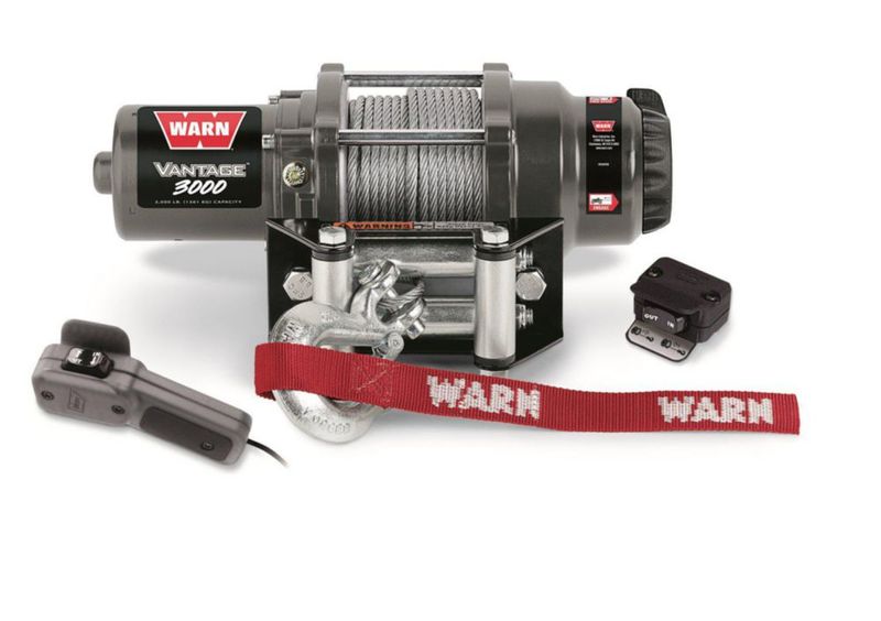 Cabrestante Power WARN 1588 kg con cable de acero impermeable IP68