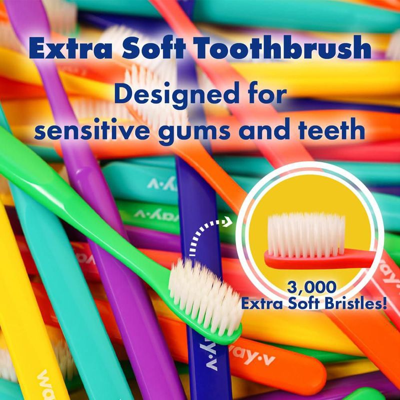 Cepillo de dientes ZIOSTAND pack de 7 ultra suave con 3000 cerdas