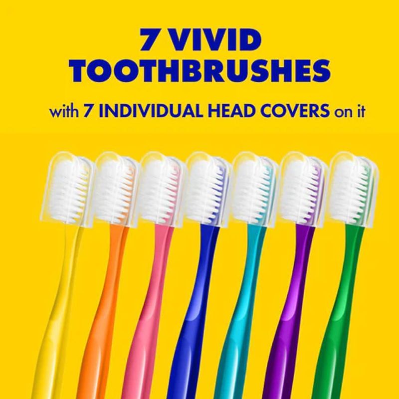 Cepillo de dientes ZIOSTAND pack de 7 ultra suave con 3000 cerdas