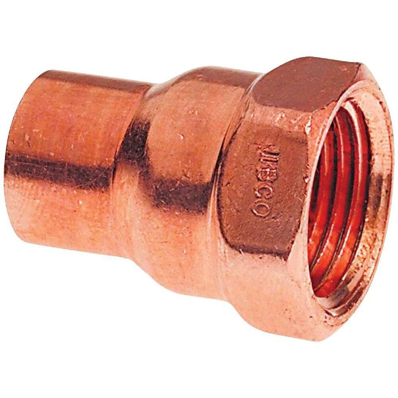 Adaptador de cobre Elkhart de 1" hembra IPT bajo plomo