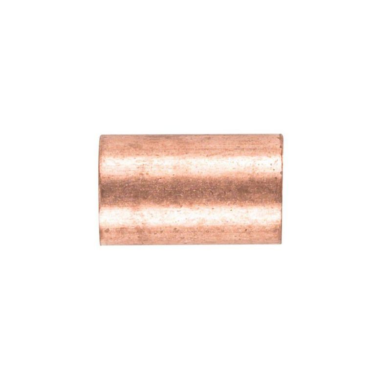 Acoplamiento de Cobre Elkhart 1/2" Sin Tapones