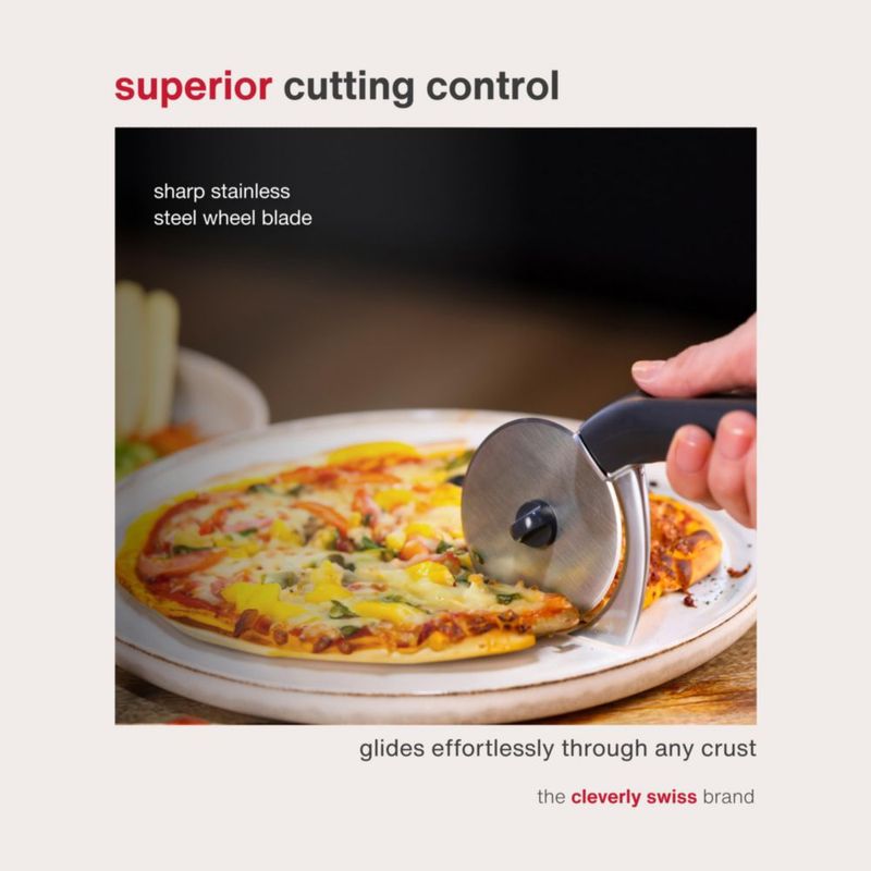 Cortador de pizza Zyliss de acero inoxidable con rueda desmontable