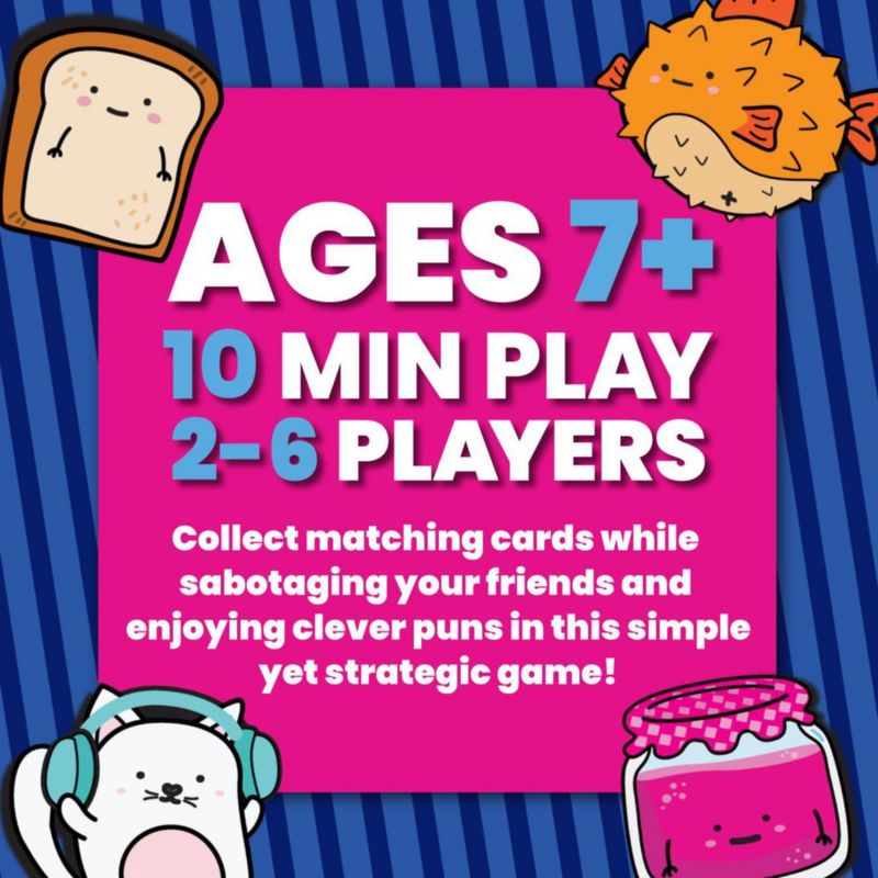 Juego de cartas Taco Cat Goat Cheese Pizza 7+ 2-6 jugadores