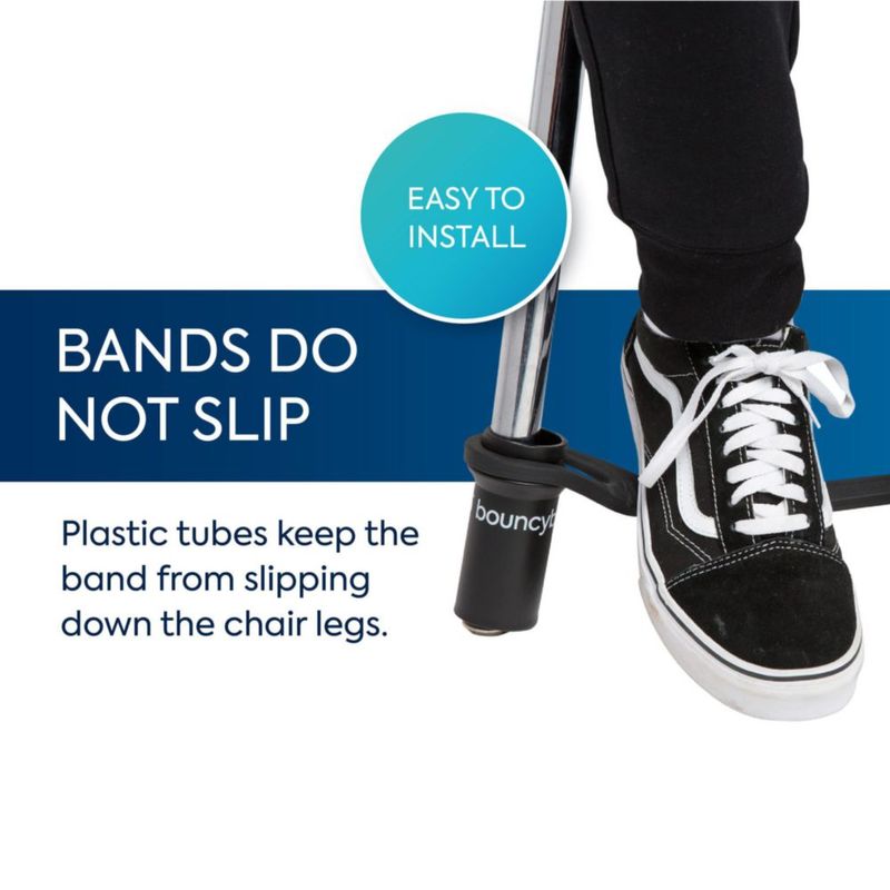 Banda elástica Bouncy Bands negra - 1 unidad