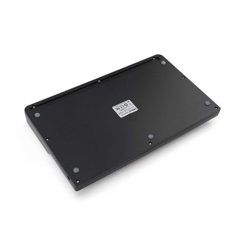 Teclado MIDI Vangoa de 25 teclas USB negro con pads de percusión