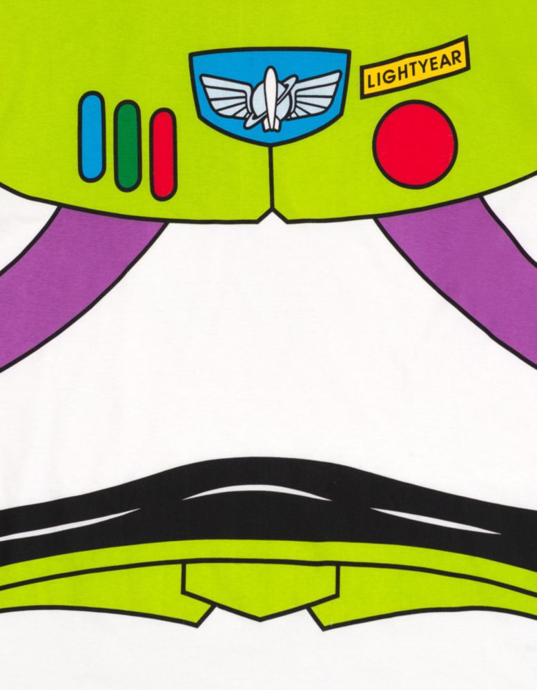 Camiseta Disney Buzz Lightyear Blanca para Hombre Talla XL