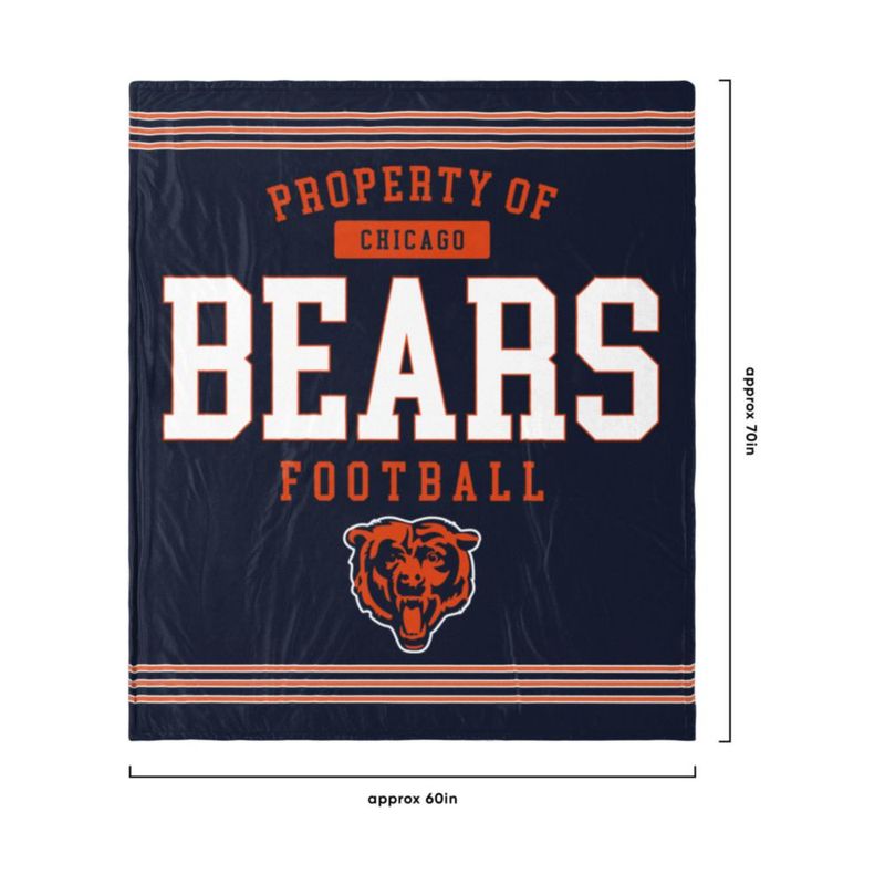 Cobija FOCO 152 cm x 178 cm Chicago Bears Sherpa
