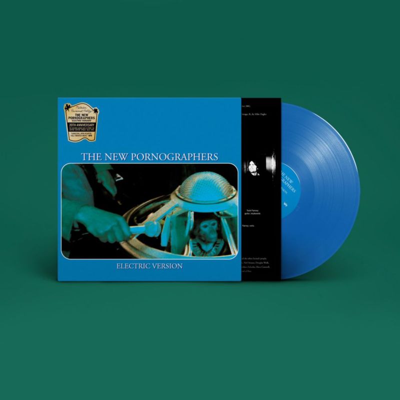 Disco de vinilo Matador "Electric Version" en azul opaco