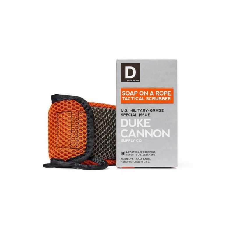 Estuche de jabón Duke Cannon Tactical Scrubber de uso militar de EE. UU.