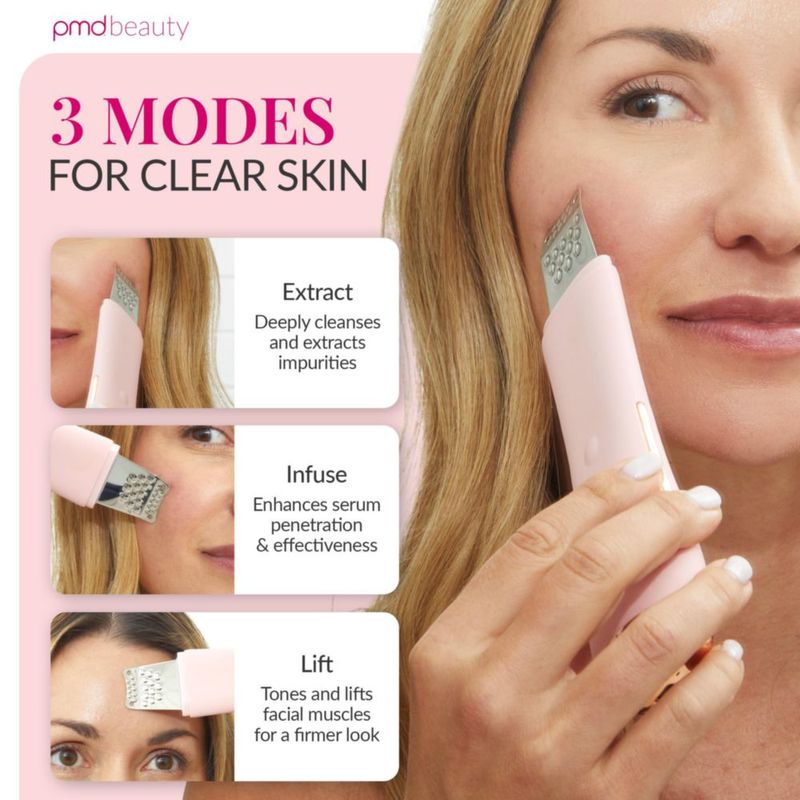 Espátula Facial PMD Beauty Wave Pro Eliminador de Puntos Negros