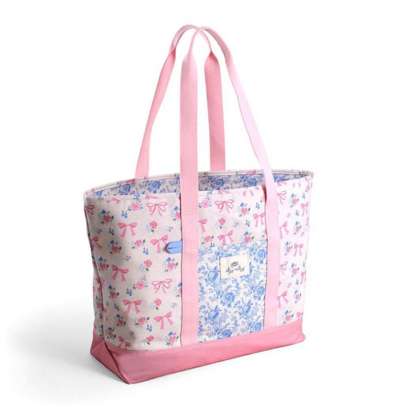 Bolso Tote Itzy Ritzy con Cintas y 4 Bolsillos y Cremallera