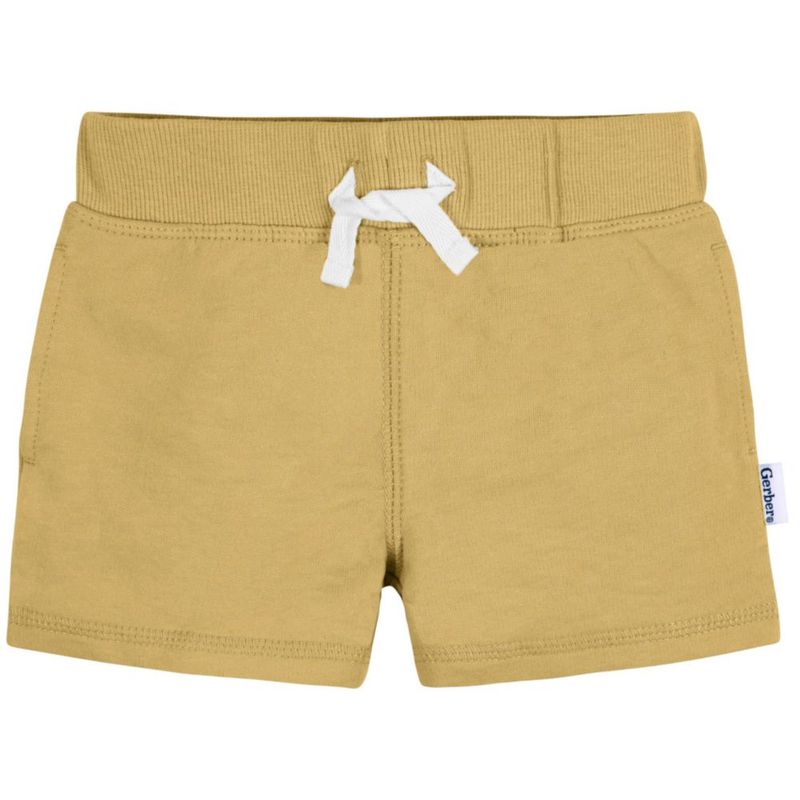 Shorts Gerber 6-9 Meses Pack de 3 Neutros