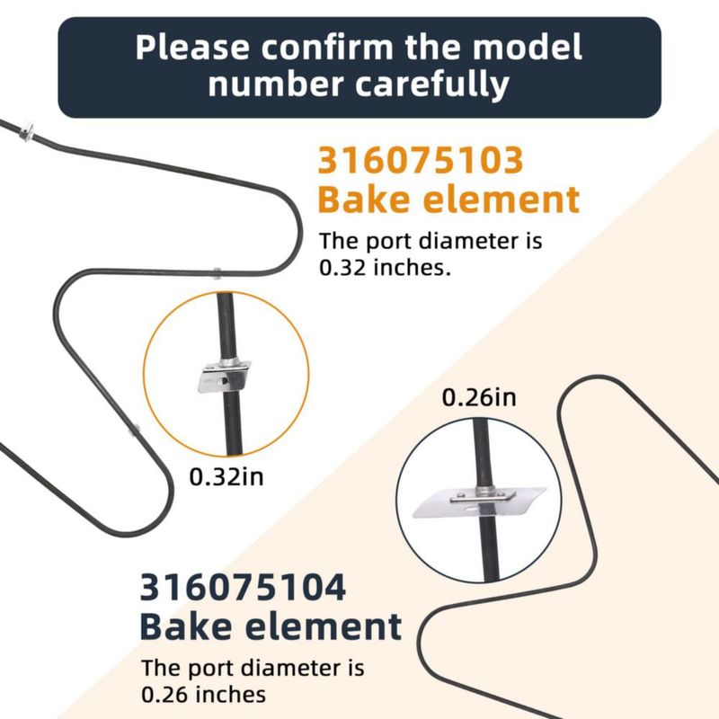 Elemento calefactor para horno AMI PARTS 49 cm x 47 cm 240 V 2600 W