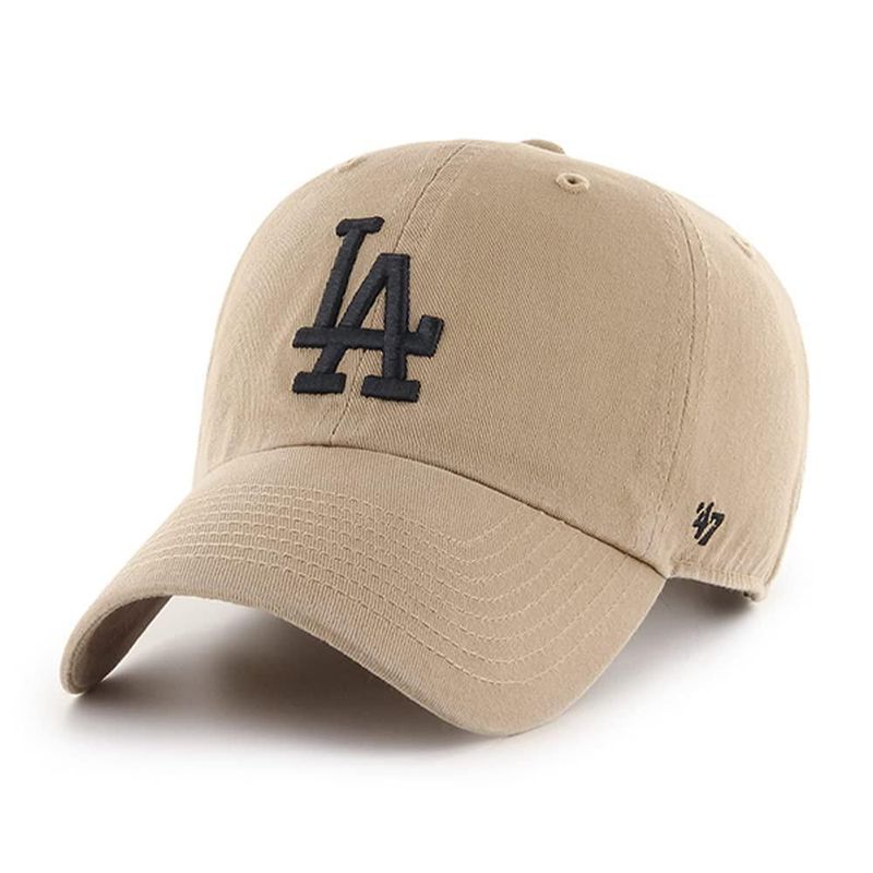 Gorra 47 Dodgers Clean Up Ajustable Caqui/Negro