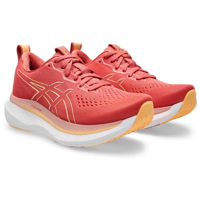 Zapatilla de running para mujer ASICS GLIDERIDE MAX 7.5 Rosa oscuro/Naranja brillante