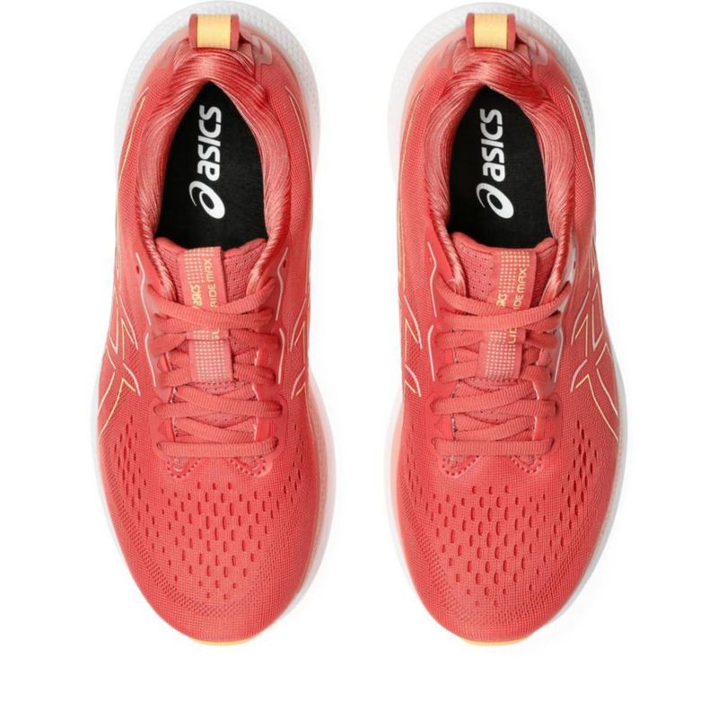 Zapatilla de running para mujer ASICS GLIDERIDE MAX 7.5 Rosa oscuro/Naranja brillante
