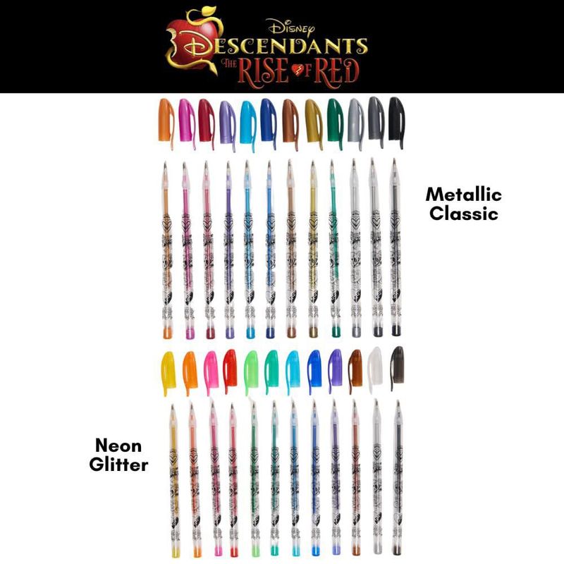 Set de 24 bolígrafos de gel con glitter de Innovative Designs