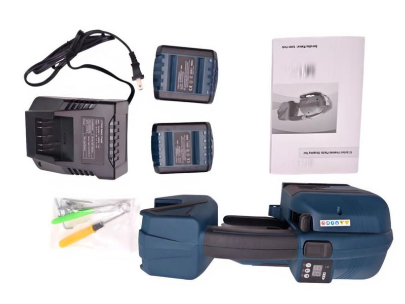 Máquina de encintado portátil Viecam PET/PP con 2 baterías