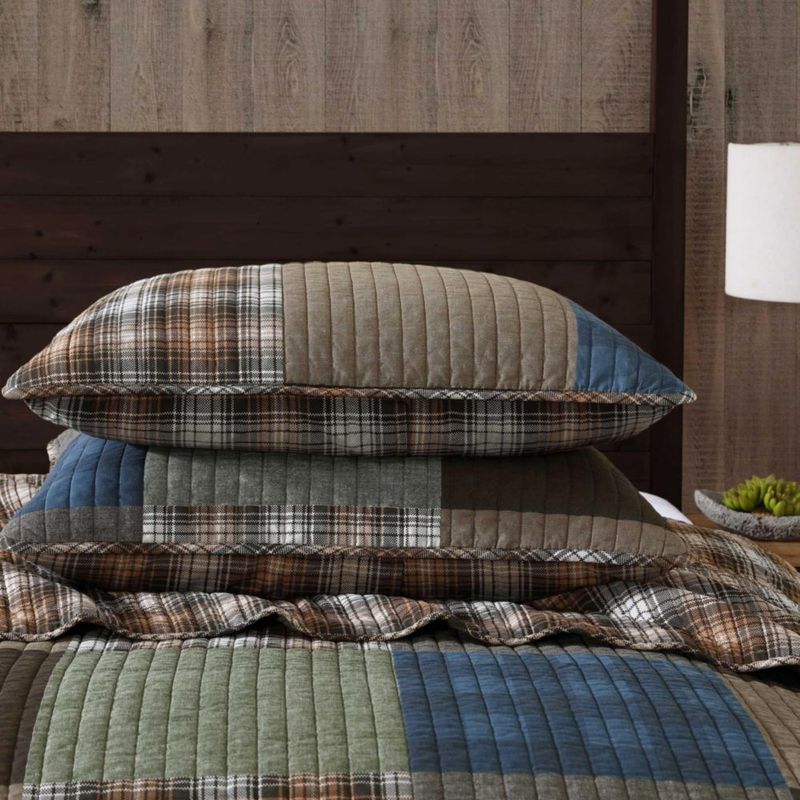 Juego de Edredón Eddie Bauer King 264 cm Algodón Reversible
