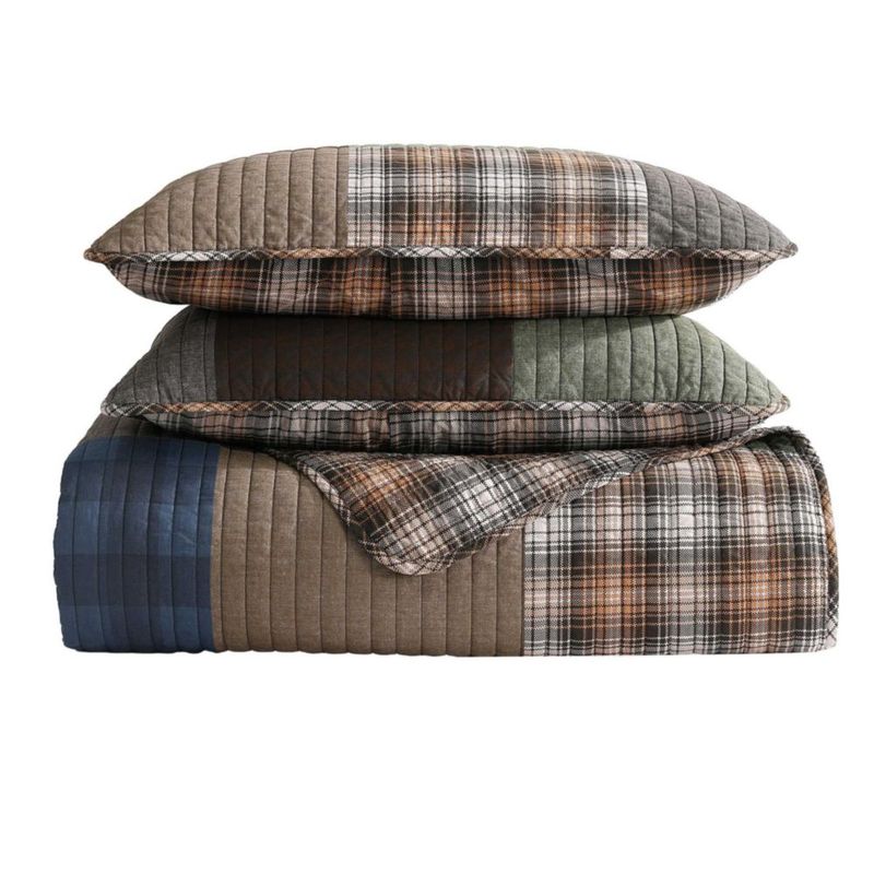 Juego de Edredón Eddie Bauer King 264 cm Algodón Reversible