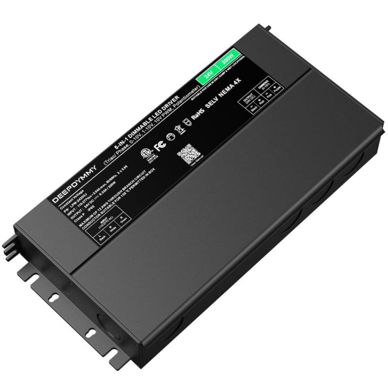 Controlador LED DEEPDYMMY 200W 24V Regulable 110-277V