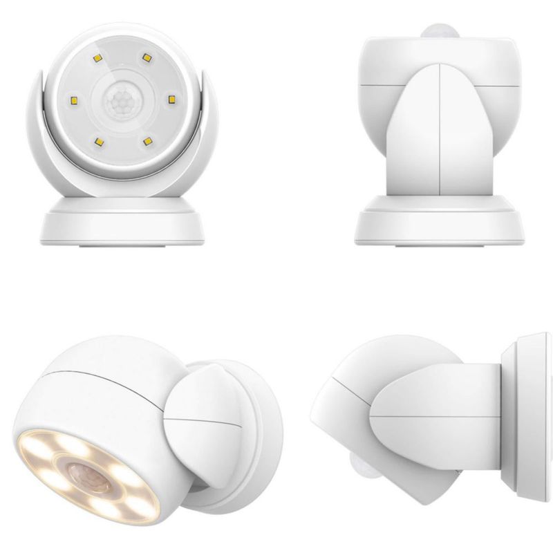 Luz sensor de movimiento HONWELL inalámbrica impermeable de 200 lm