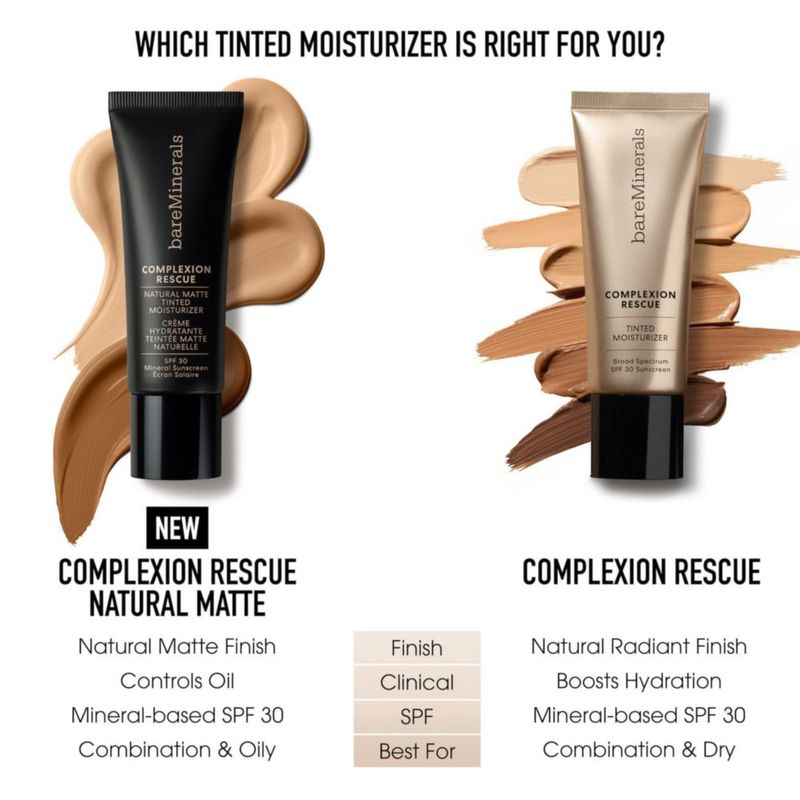 Crema hidratante con color BareMinerals Complexion Rescue Cashew 3.5