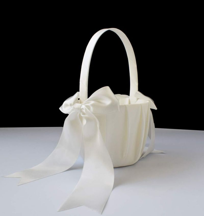 Cesta ATAILOVE 2 uds 12 cm Satín Marfil Boda
