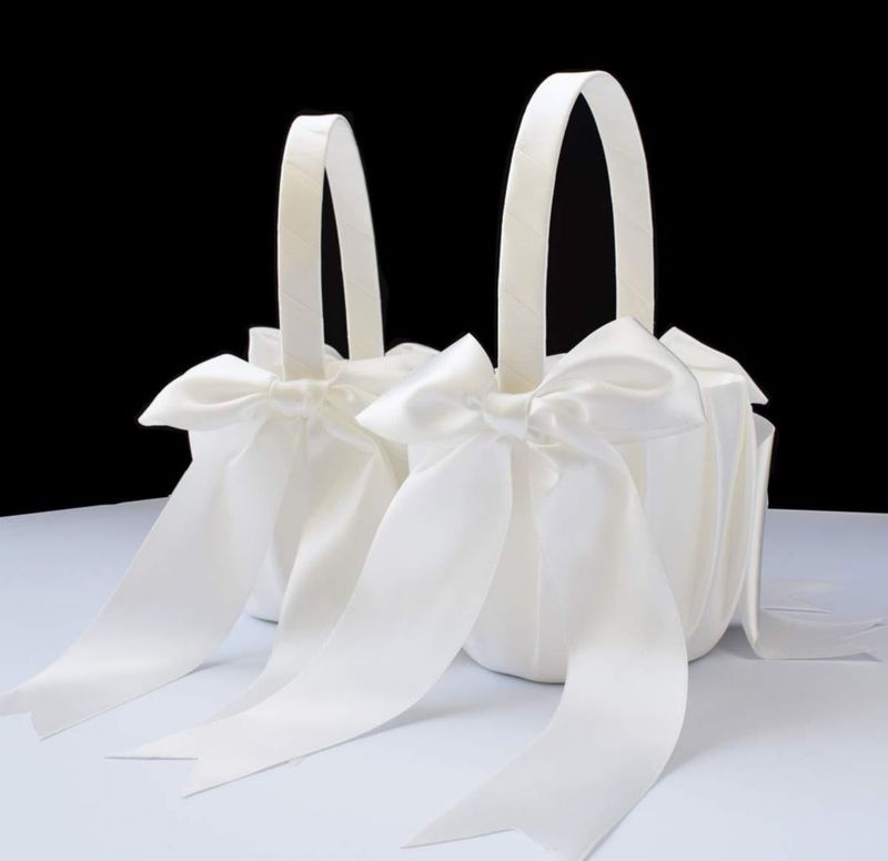 Cesta ATAILOVE 2 uds 12 cm Satín Marfil Boda