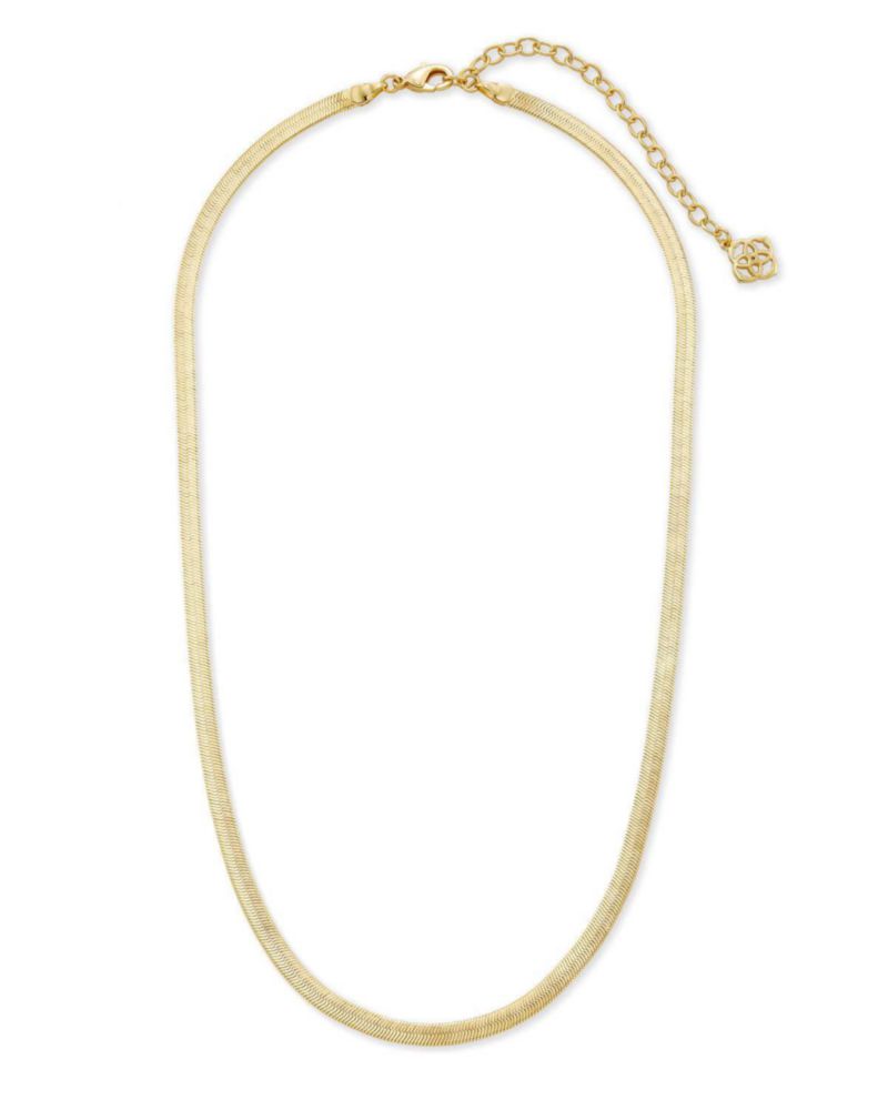 Collar Kendra Scott 46 cm de latón chapado en oro