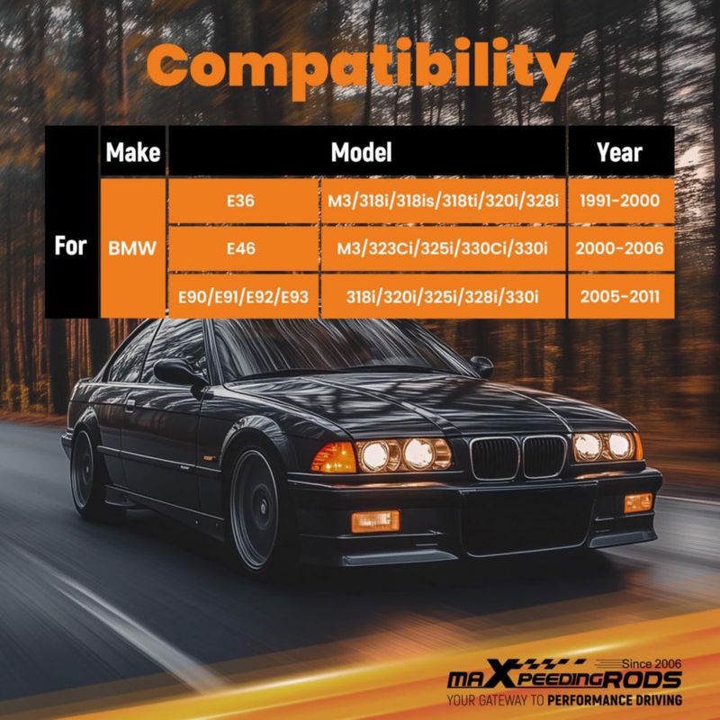 Kit Ajustable de Enlaces de Barra Estabilizadora maXpeedingrods para BMW E36 E46 E90