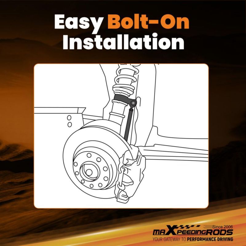 Kit Ajustable de Enlaces de Barra Estabilizadora maXpeedingrods para BMW E36 E46 E90