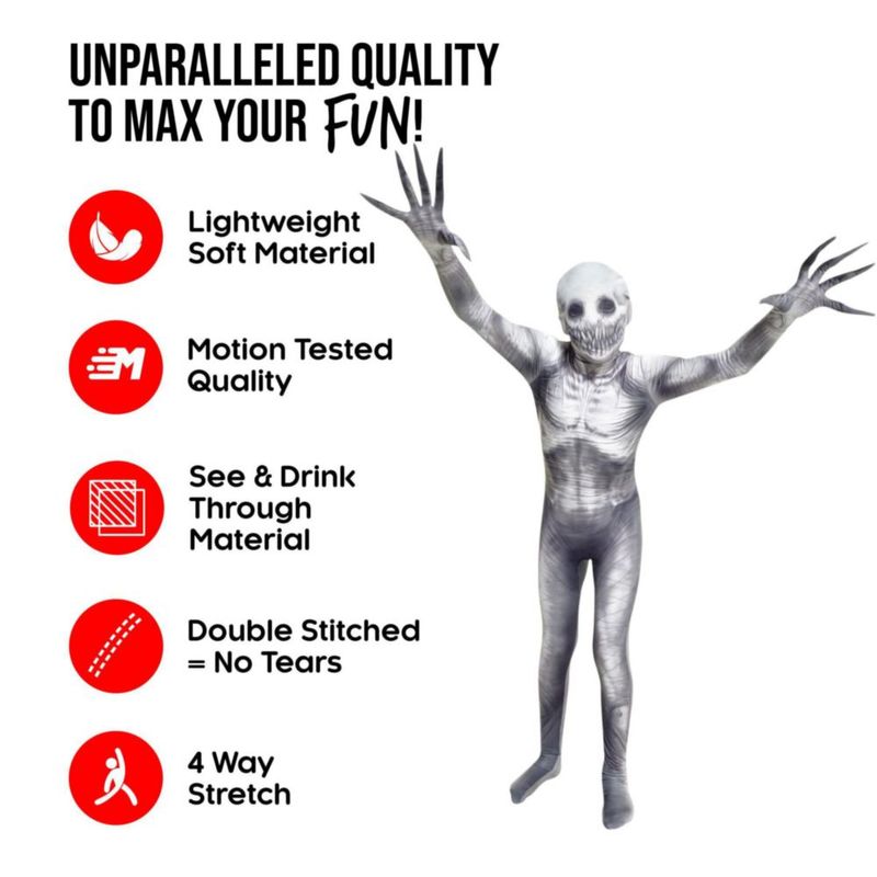 Disfraz Morphsuits The Rake Zalgo Scary Halloween para niños