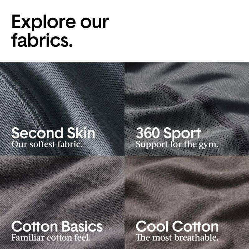 Calzoncillos Tommy John Second Skin Pack de 3 Talla Grande
