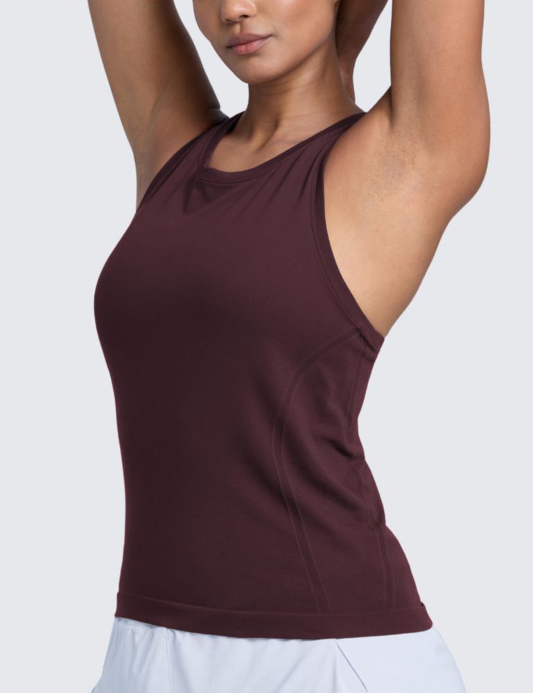 Top de tirantes CRZ YOGA Small Ciruela Madura Racerback
