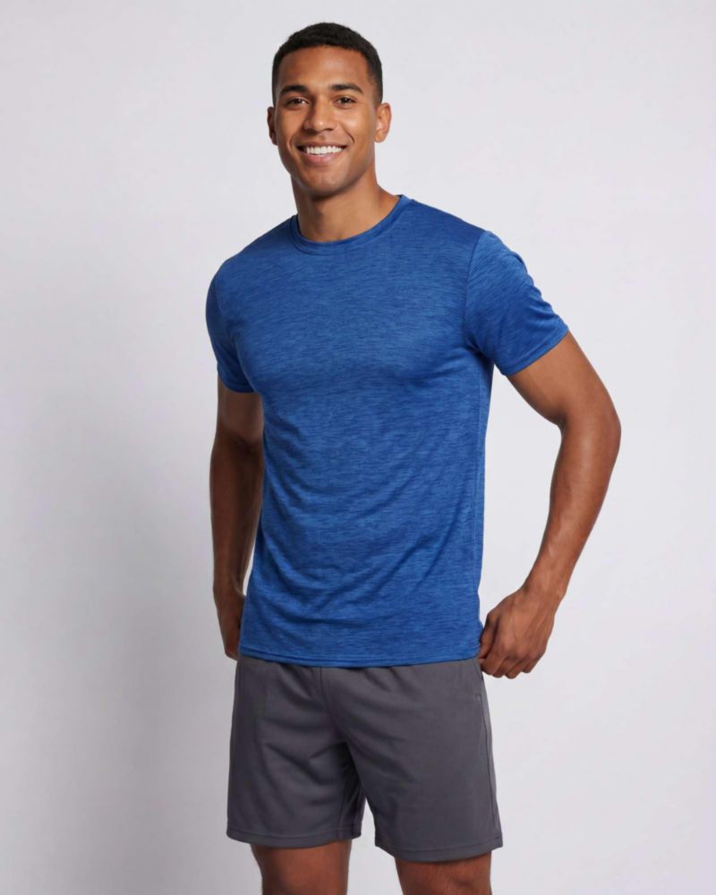 Camiseta Real Essentials Pack de 5 Dry-Fit de Cuello Redondo