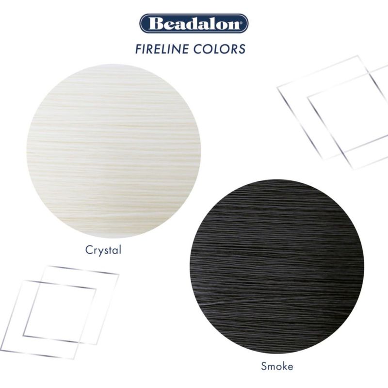 Cordón de abalorios Beadalon 27 kg 45 m color humo microfusionado