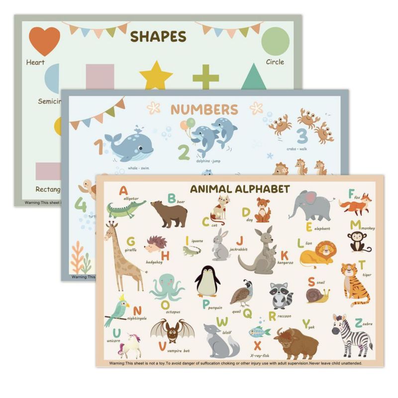 Mantel individual Ugmonk pack de 45 beige para bebé y niño pequeño