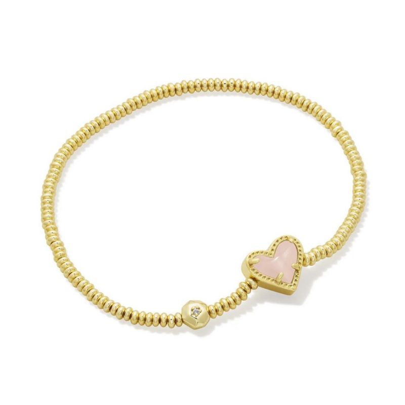 Pulsera Kendra Scott 17 cm Baño de Oro con Cuarzo Druso